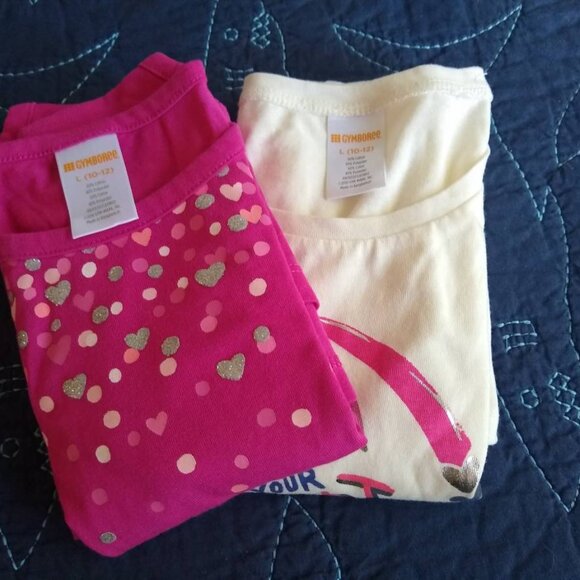 9 piece Gymboree Hanna Andersson Girls 10-12 Bundle Tops Bottoms & Jacket Set - Picture 2 of 16